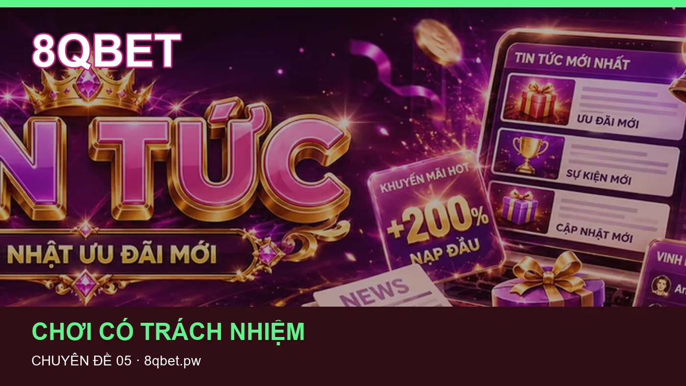 Danh sách kiểm tra thông tin Chơi có trách nhiệm dành cho người đọc 8QBET